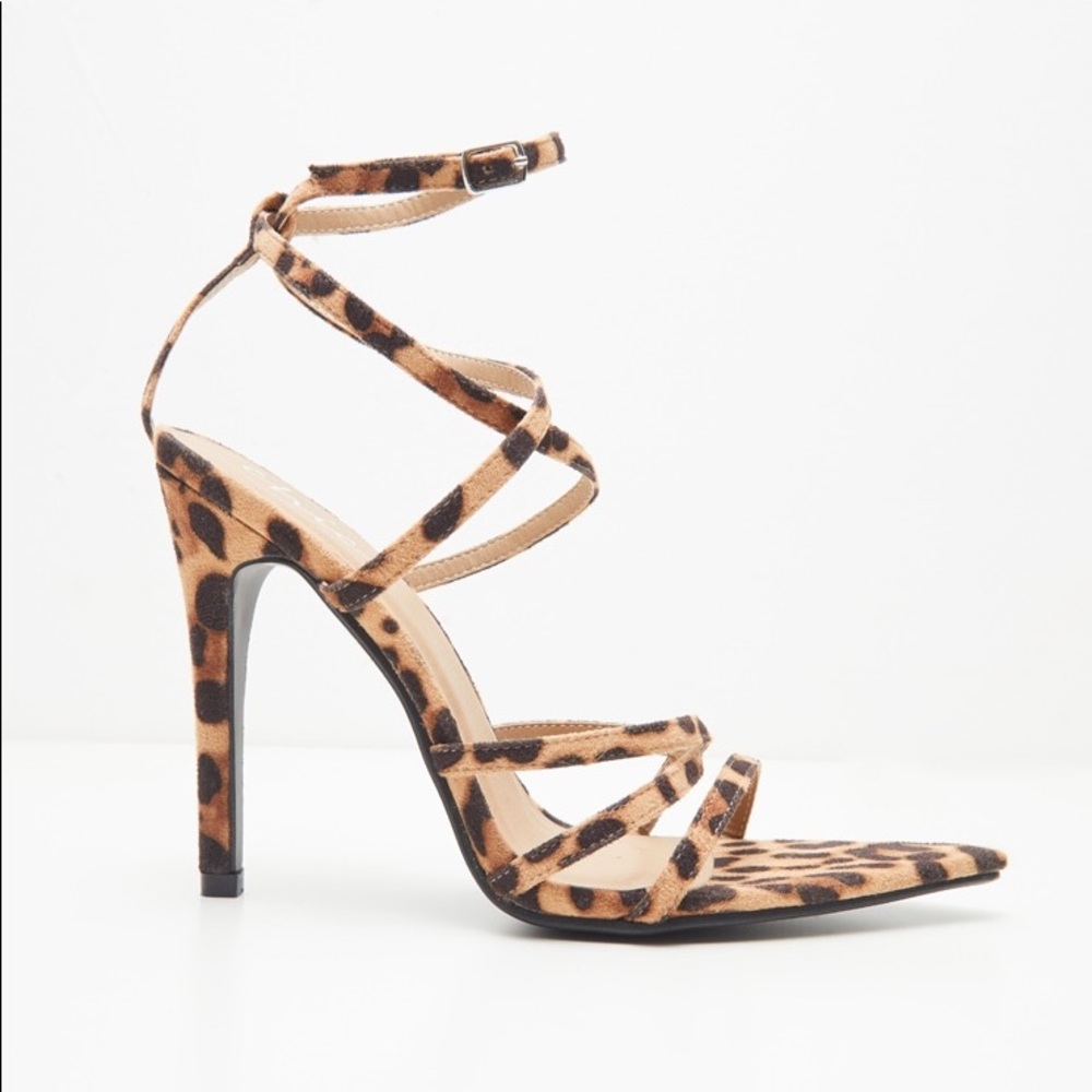 PLT Leopard Suede Heels